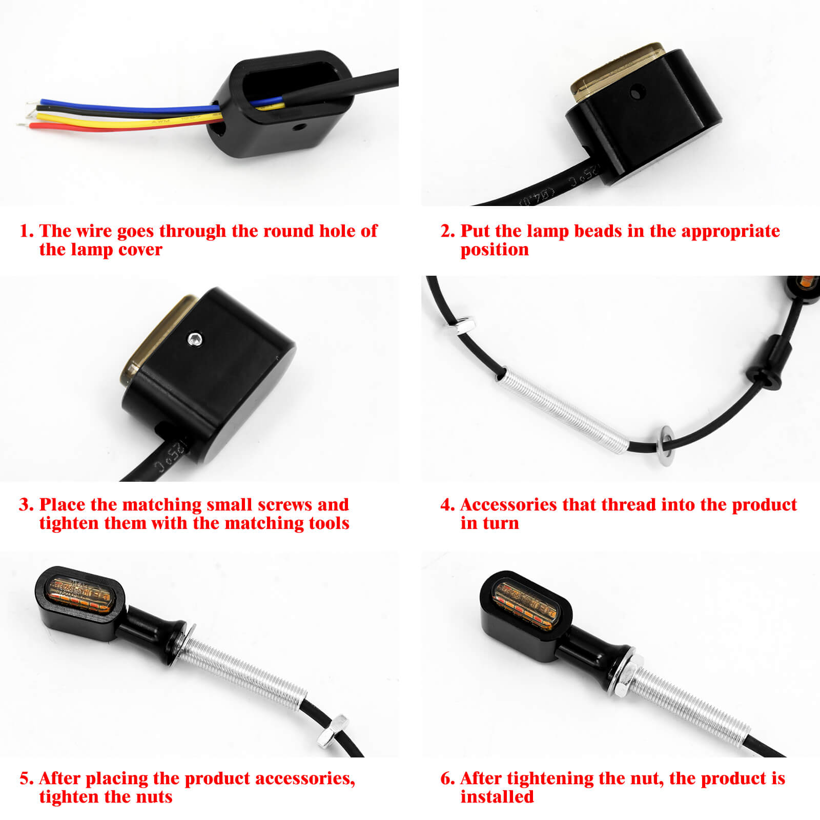 Mactions how to install the lights