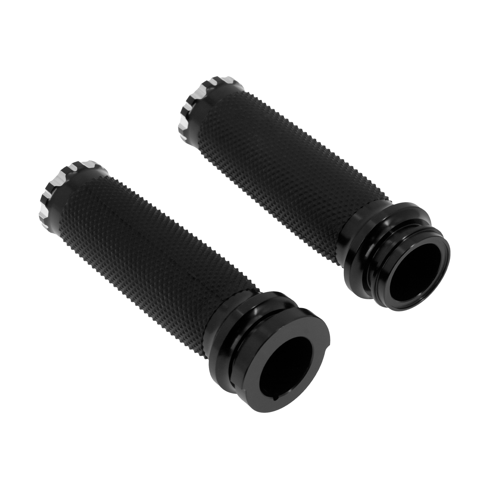 mactions 1inch rubber handlebar grips for harley Touring Road King FLHX FLTRX