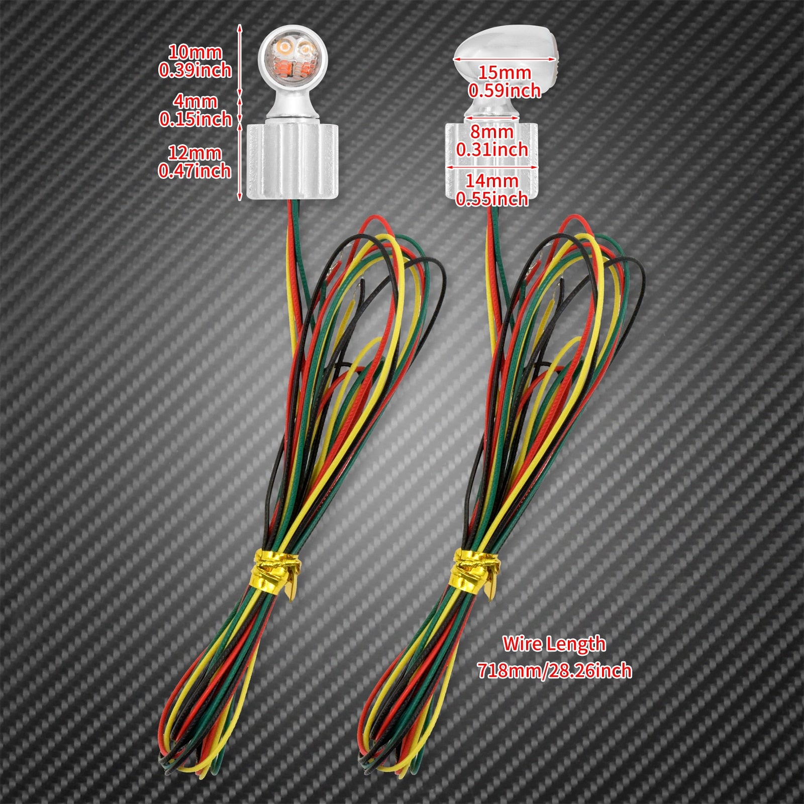 Motorcycles Mini LED Turn Signals Lights | Mactions