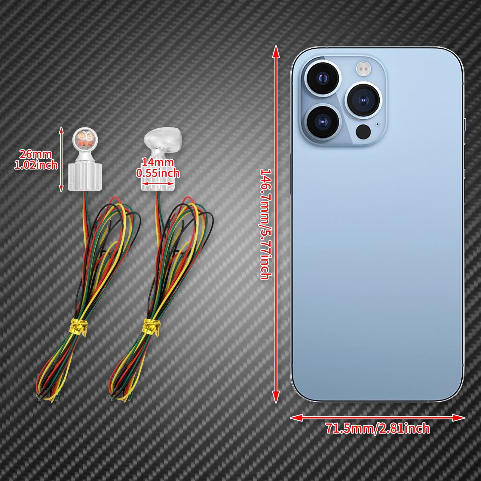 Motorcycles Mini LED Turn Signals Lights | Mactions