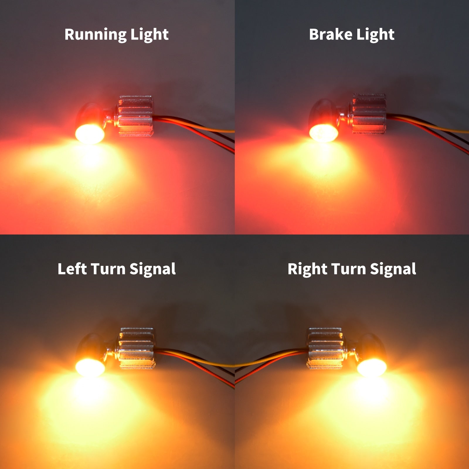 Motorcycles Mini LED Turn Signals Lights | Mactions