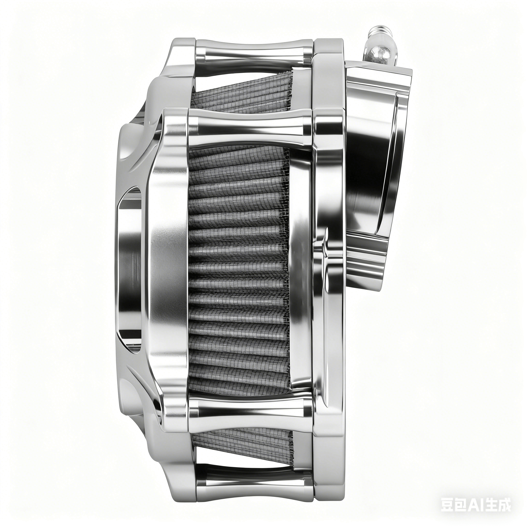 CNC Air Cleaner Kit with Grey Intake for Harley Touring CVO & Softail '23-'25 | Mactions