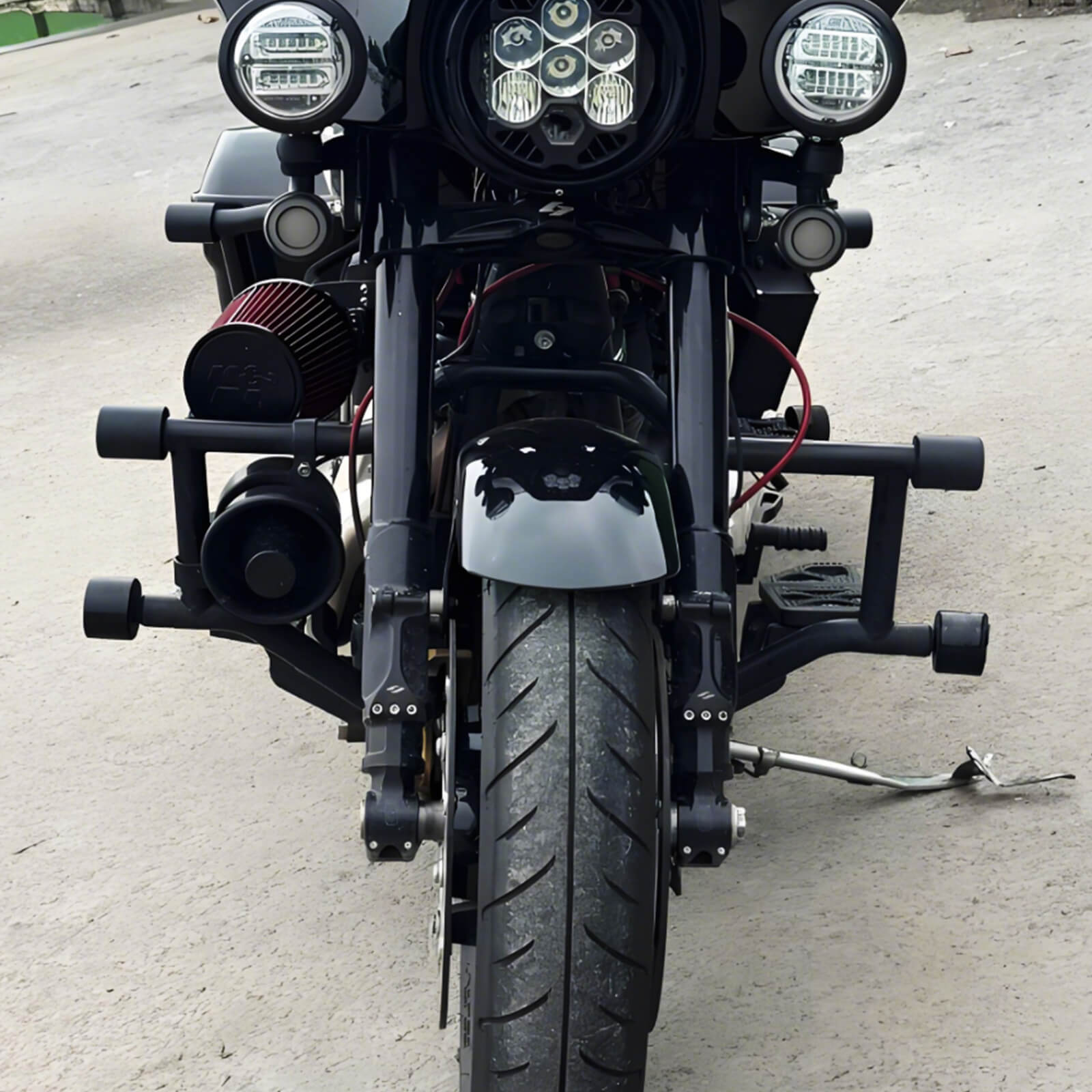 Motorcycle Performance Front Highway Engine Guard Crash Bar For Harley Touring '14-'25 | Mactions