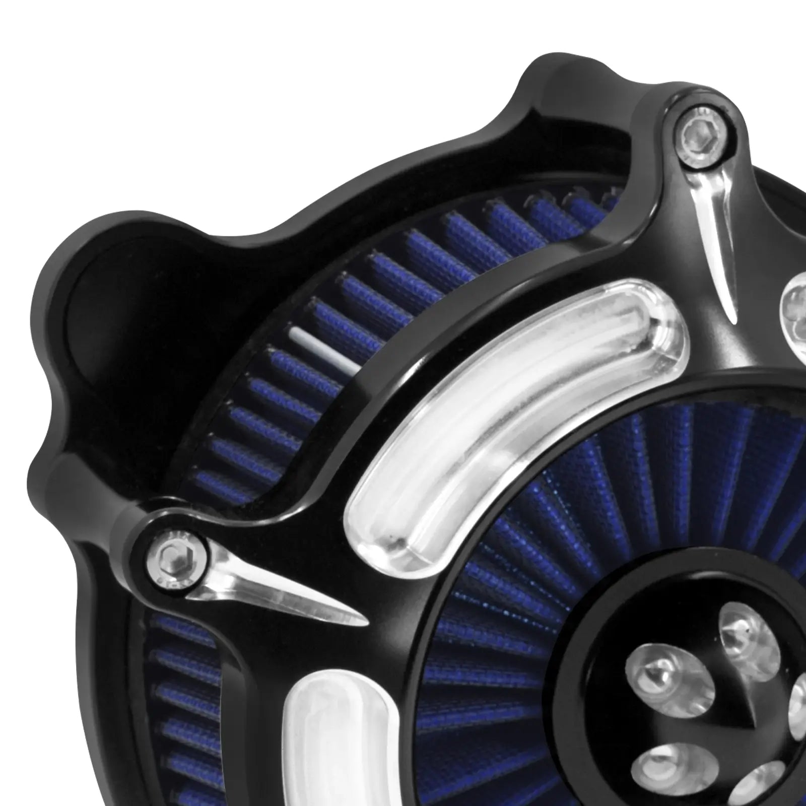 Air Cleaner Spike Intake Blue Element For Harley Trike Touring '08-'16 | Mactions
