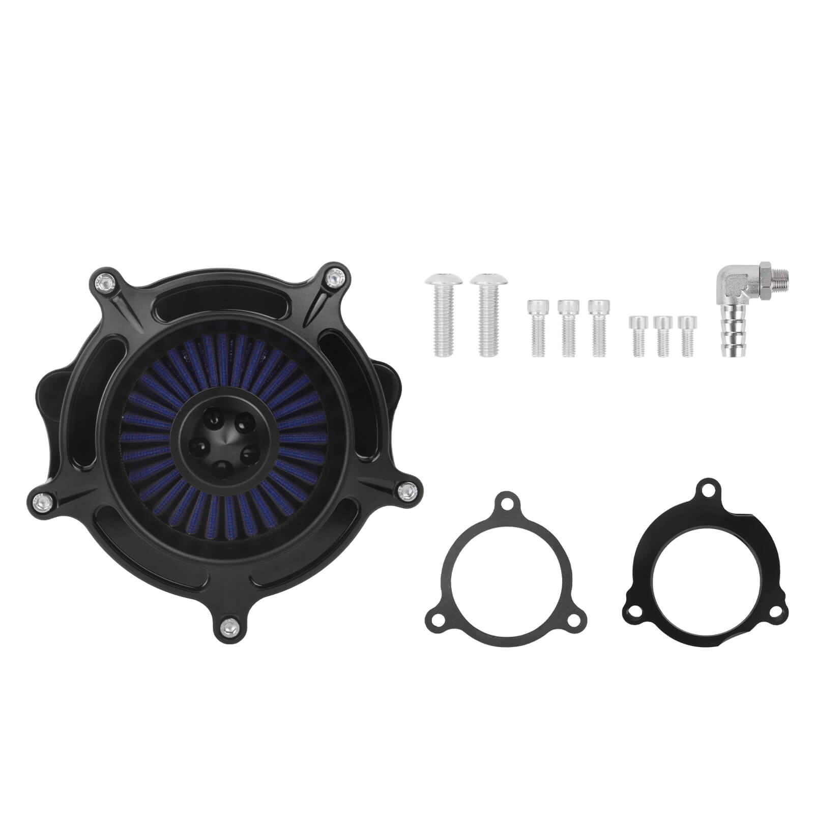 Turbine Style CNC Air Cleaner Kit for Harley Touring CVO & Softail '23-'25 | Mactions
