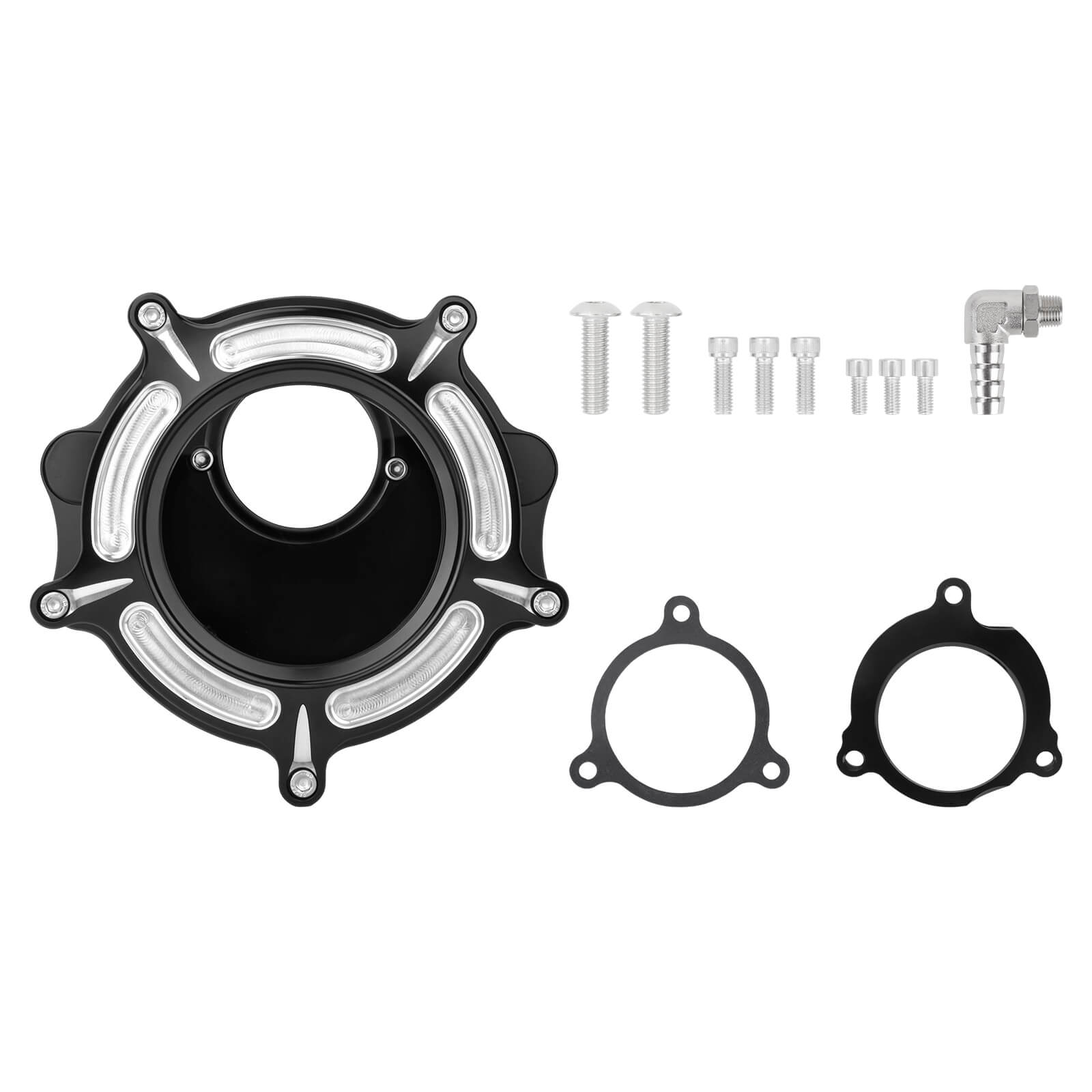 Contrast Cut CNC Aluminum Air Cleaner for Harley Touring CVO 2023-2025 | Mactions