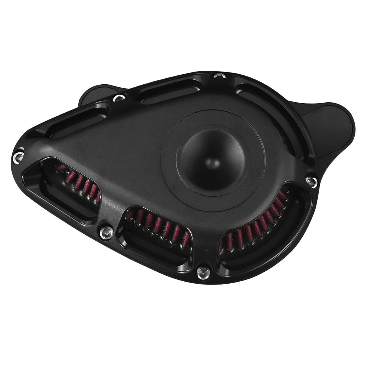 AF004607 mactions Triangle Air Cleaner Filter Red Intake For Harley softail