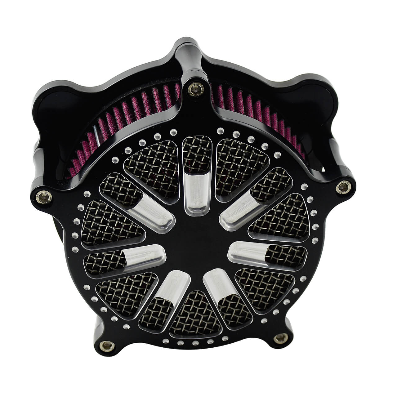 AF005206 mactions CNC Air Cleaner Filter Red Intake For Harley Softail 2015