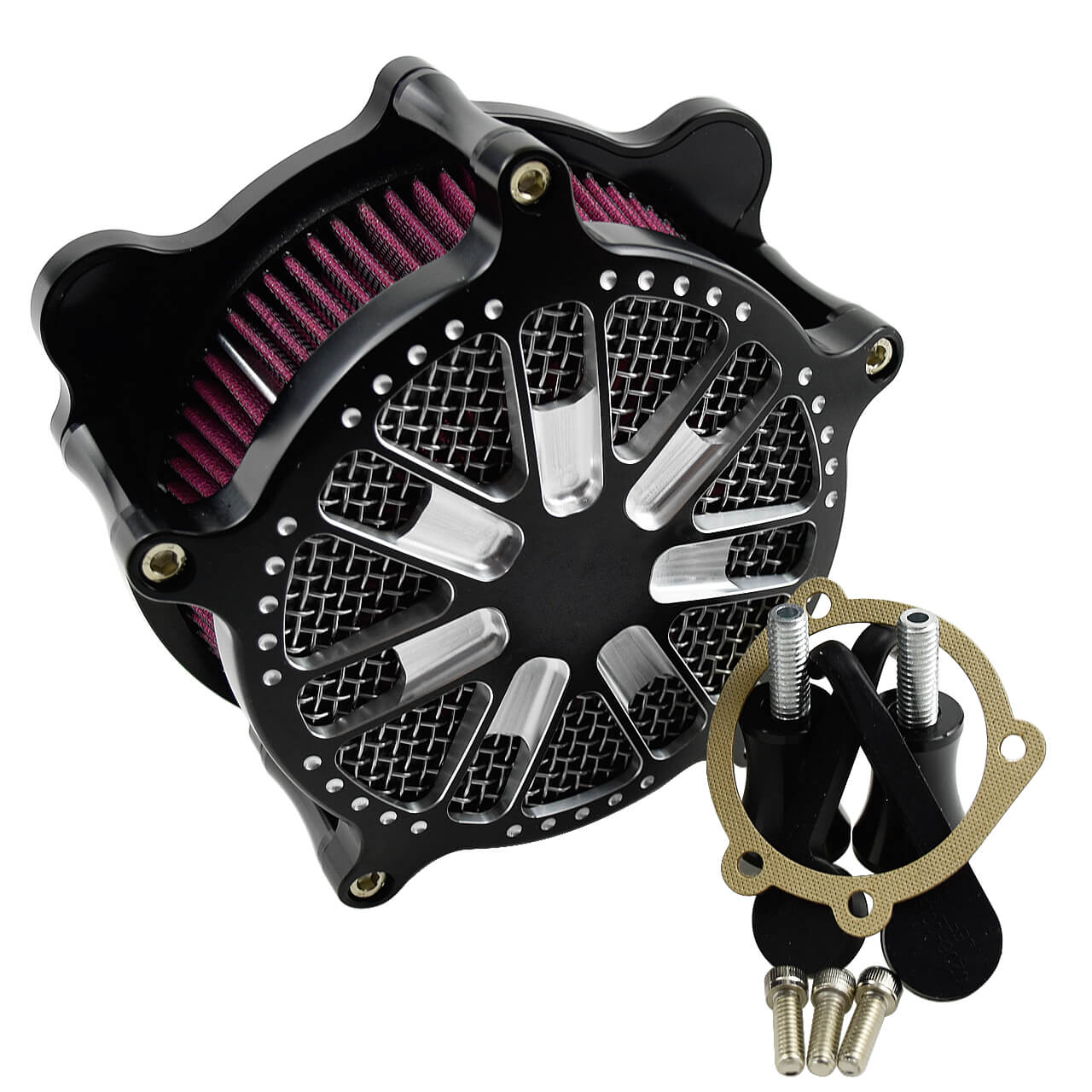 AF005206 mactions CNC Air Cleaner Filter Red Intake For Harley Softail breakout 2015