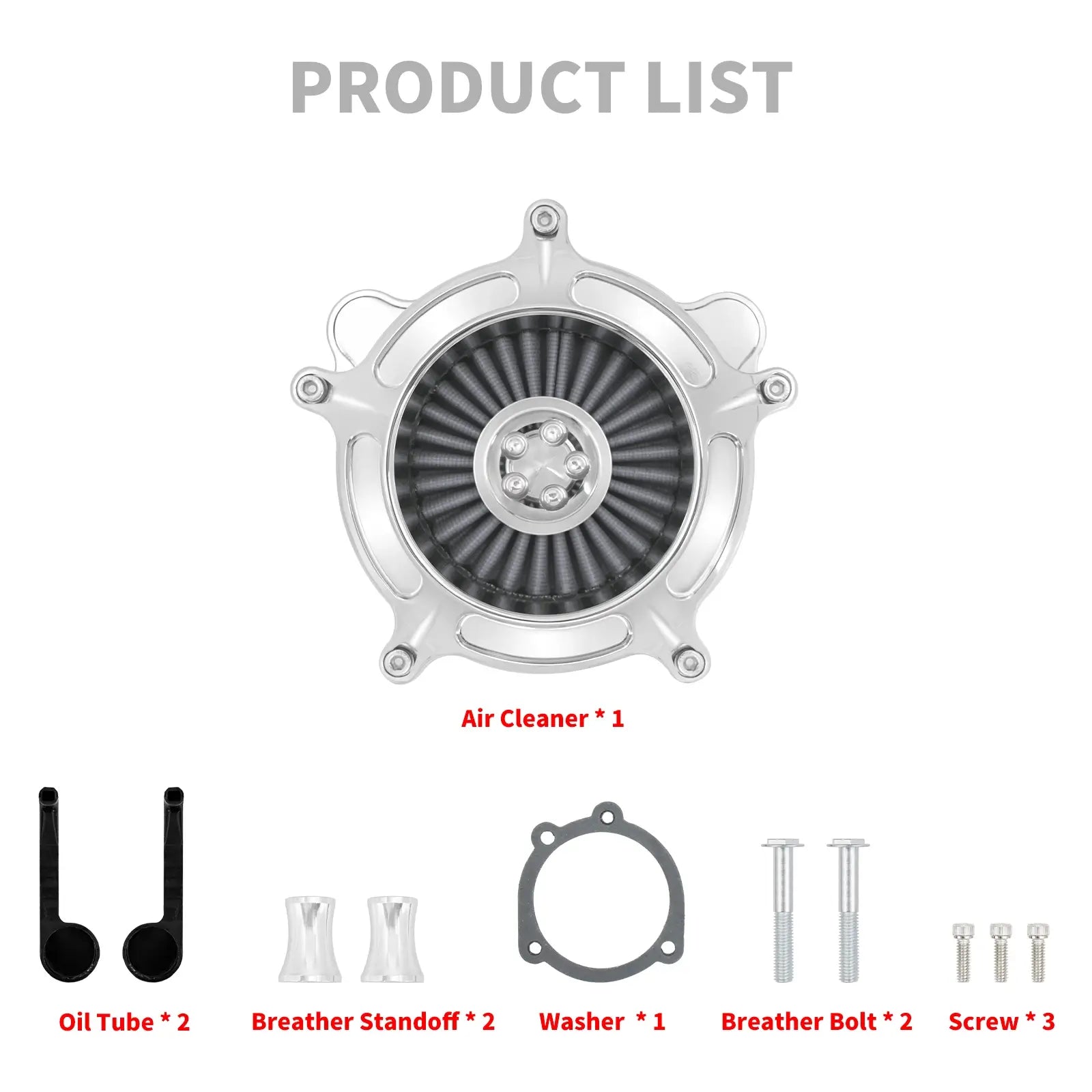 AF005606 mactions harley air cleaner filter system for dyna