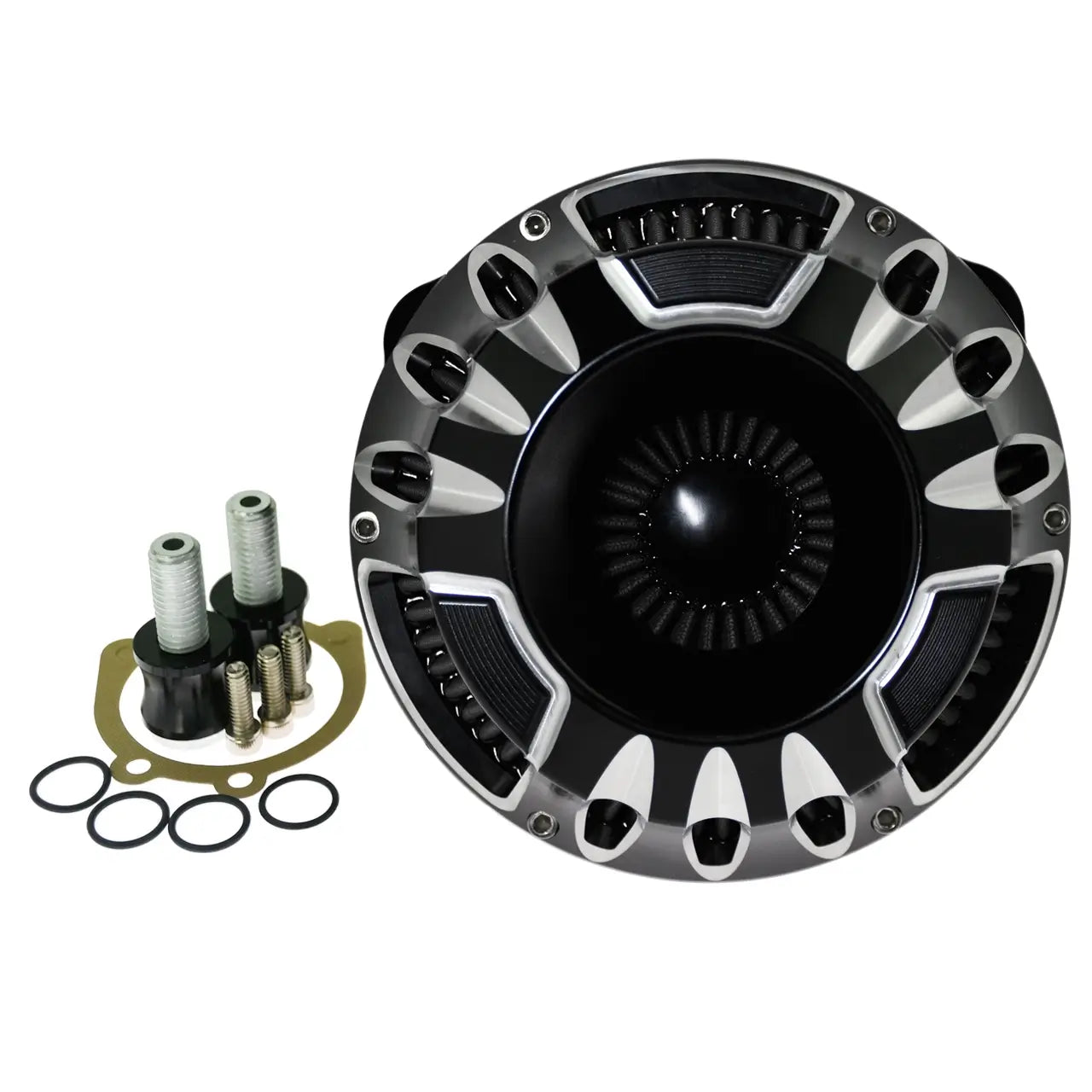 AF005801 mactions Hollow Air Cleaner Gray Intake Filter Fit Sportster 2004