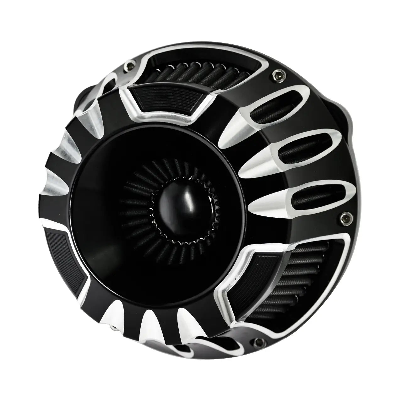 AF005801 mactions Hollow Air Cleaner Gray Intake Filter Fit Sportster black