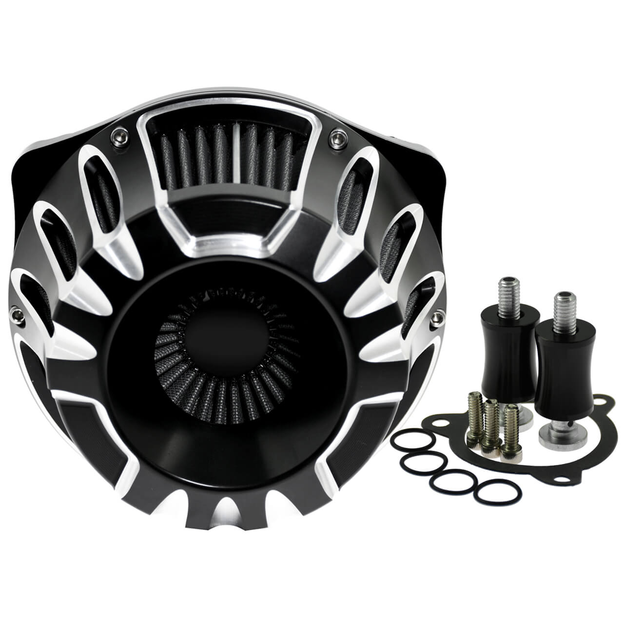 CNC Air Cleaner Intake System Fit for Harley Dyna Softail Touring Trike | Mactions