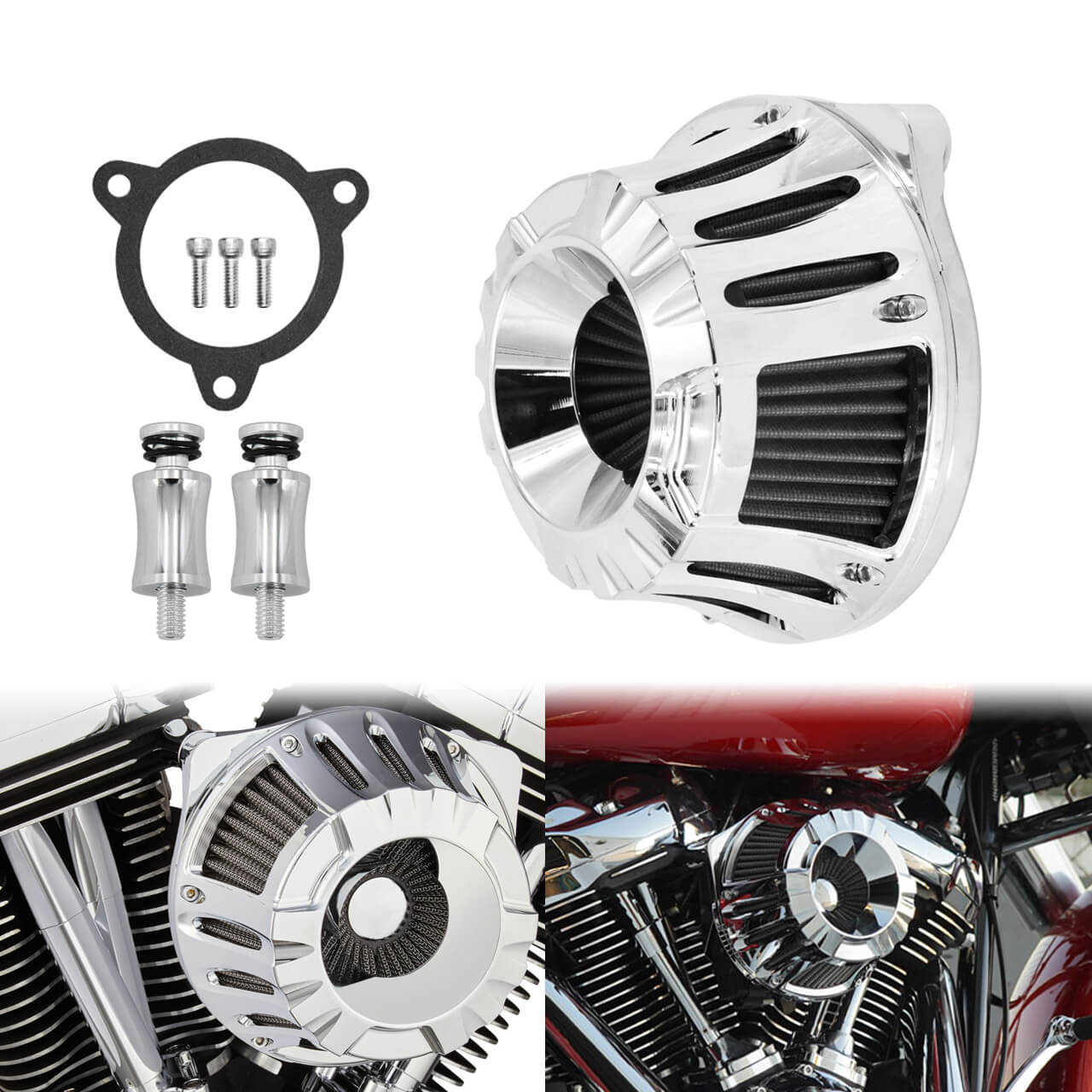 Air Cleaner Intake System for Harley Dyna Softail Touring | Mactions ...