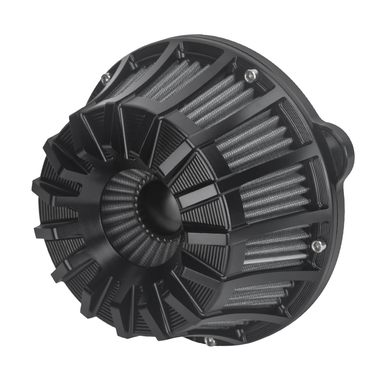 Black Air Cleaner Grey Intake Filter for Harley CVO '23-'25 Softail '25 | Mactions