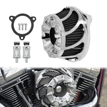 Turbine CNC Air Cleaner Intake Kit Fit Harley Softail Touring Trike Dyna | Mactions