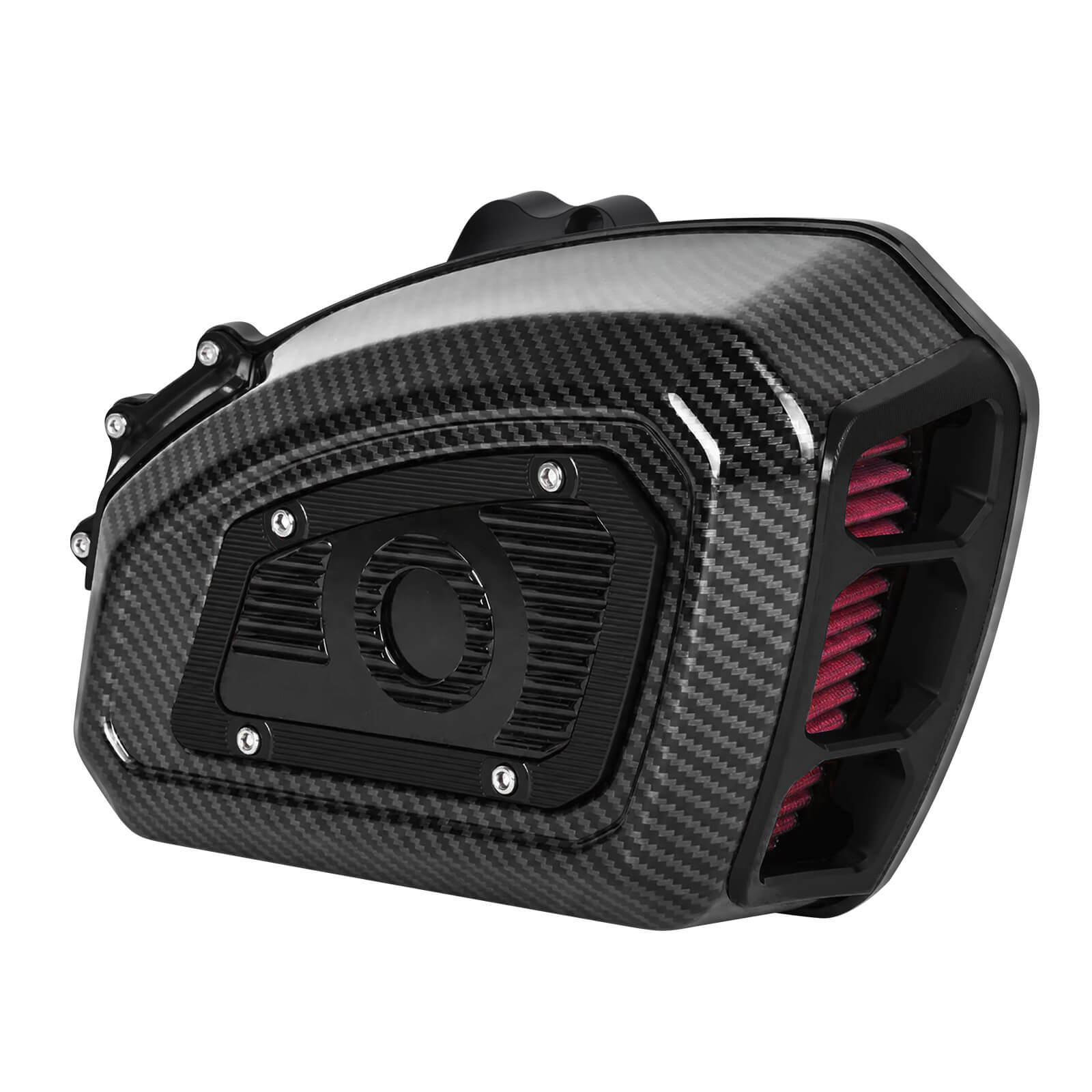 AF009705 mactions M8 Air Cleaner Intake Filter w/ Carbon Fiber Pattern for Harley touring 2025