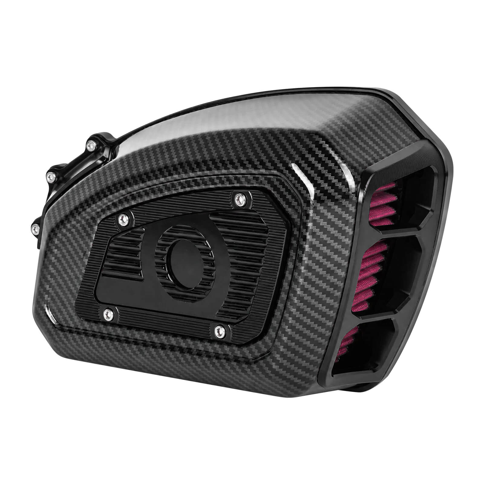 AF009706 mactions Carbon Look Air Cleaner Filter for Harley Sportster XL '04-'22 - black