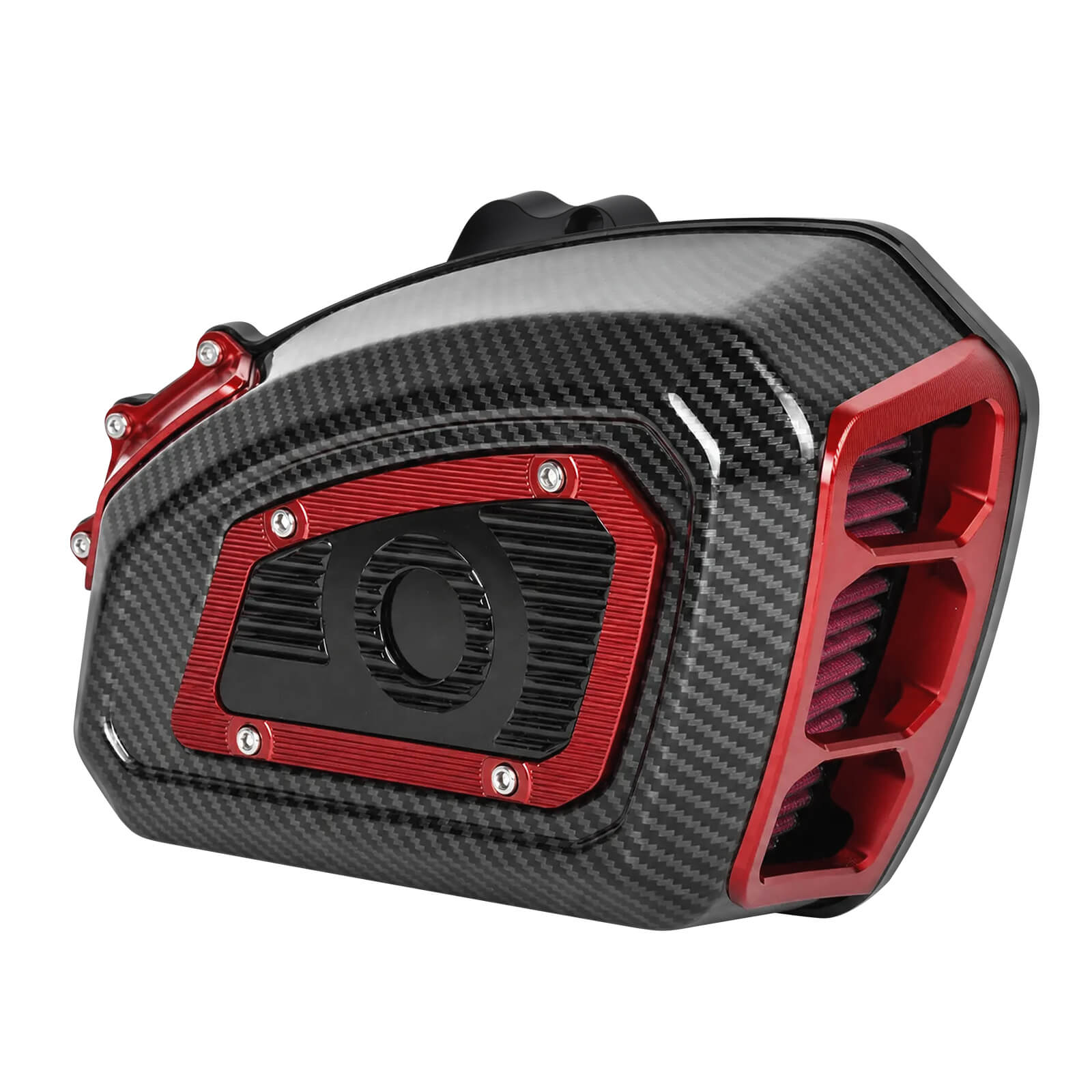 AF009710 mactions M8 Air Cleaner Intake Filter w/ Carbon Fiber Pattern for Harley '23

