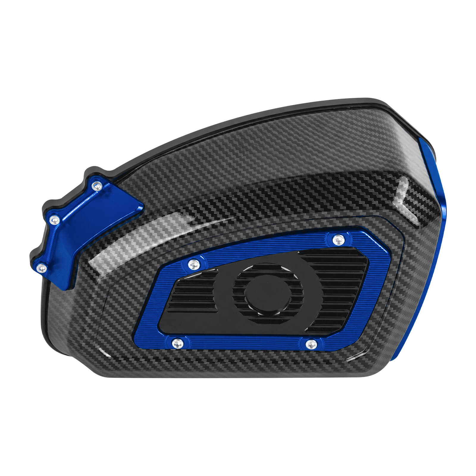 AF009716 mactions Carbon Look Air Cleaner red intake Filter for Harley Sportster XL '04-'22 - blue