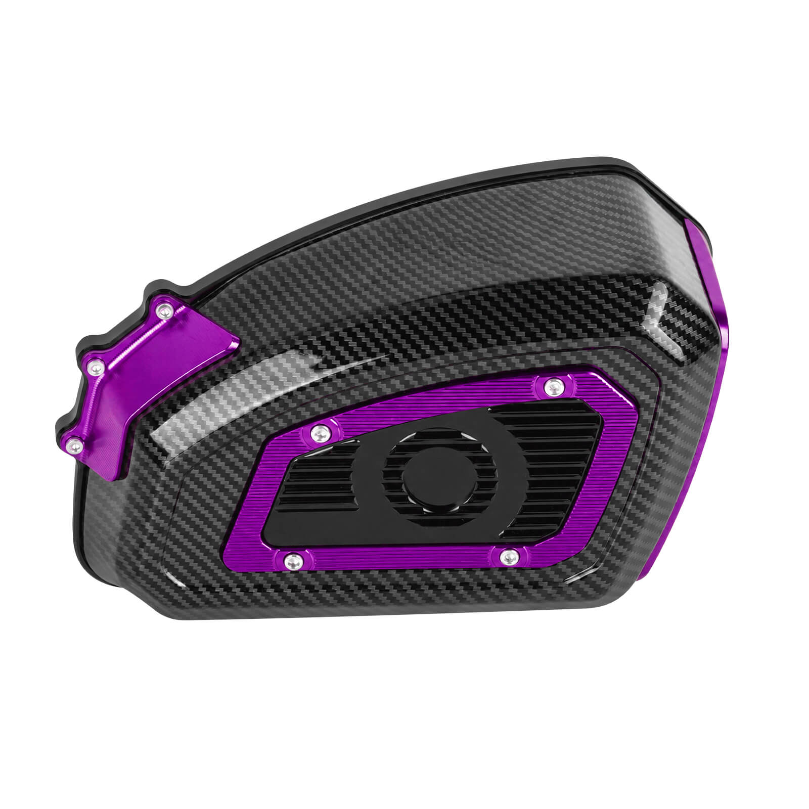 AF009724 mactions M8 Air Cleaner Intake Filter With Carbon Fiber Look For Harley Touring 2018 - purple