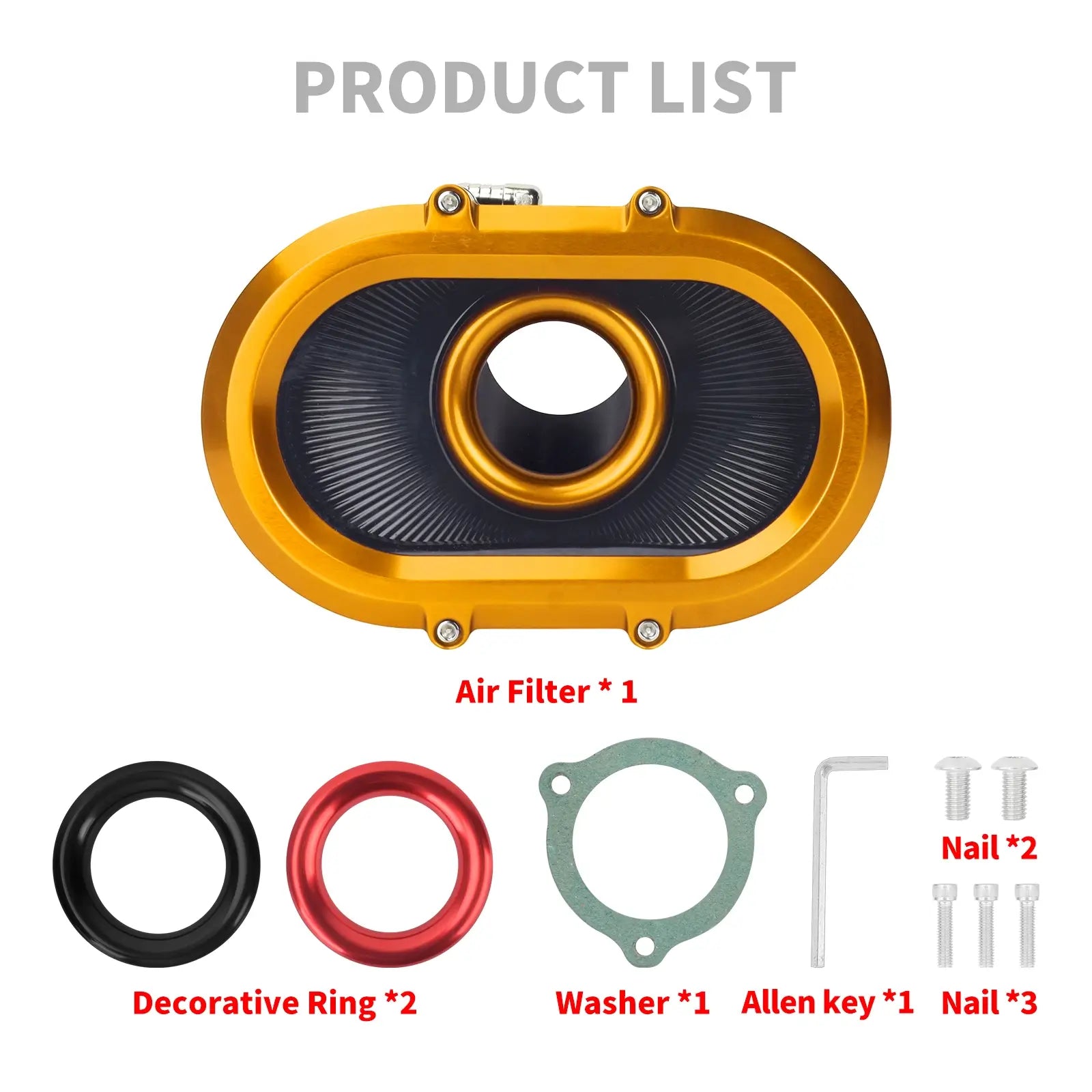 AF009804 mactions Air Cleaner Grey Intake System for Harley touring cvo - product list