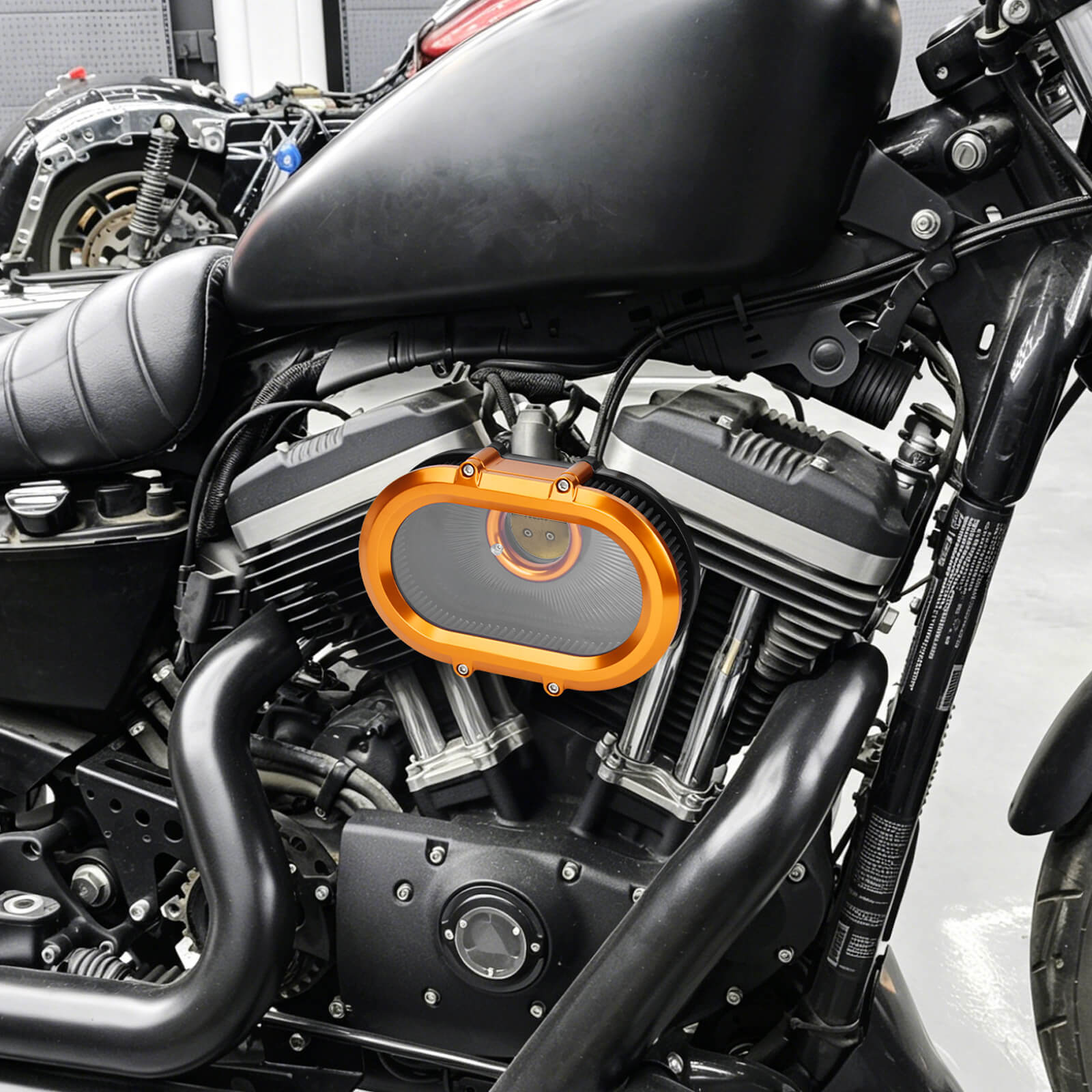 High-Flow Motorcycle Air Filter Kit for Sportster XL '04-'22 | Mactions