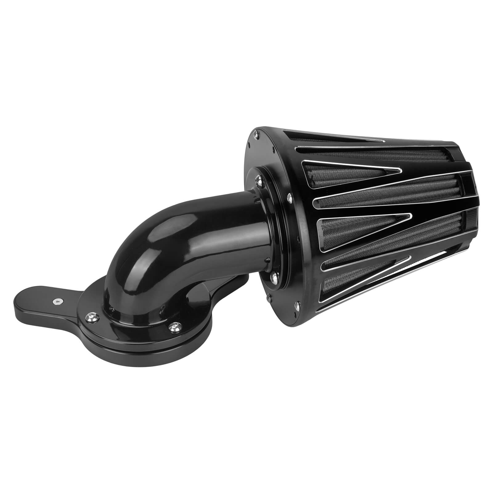 AF009907 mactions High-Flow Cone Air Cleaner Intake for Harley 