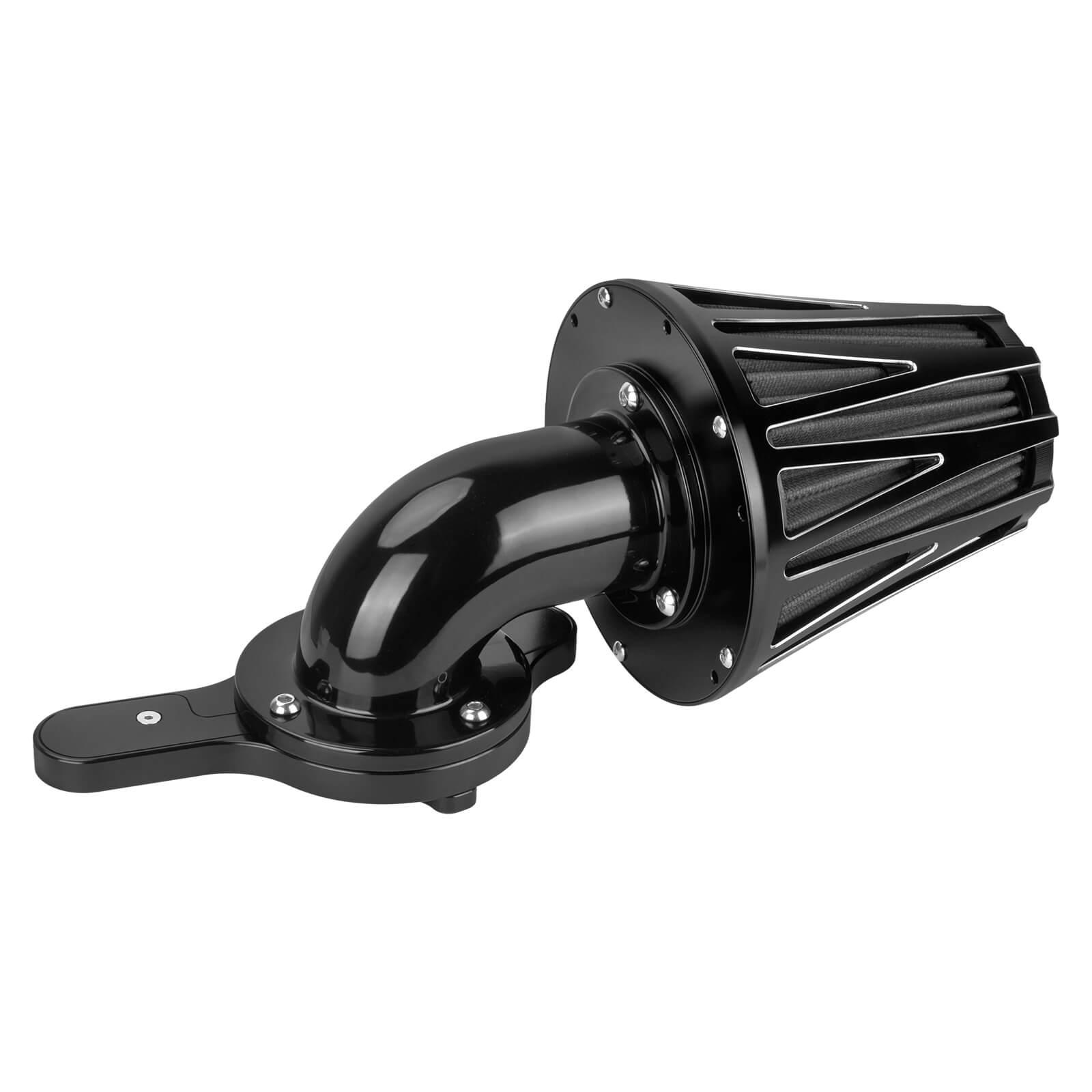 CNC Gauge Air Cleaner Filter Element Intake Fit Harley M8 FL 2018-2025 | Mactions