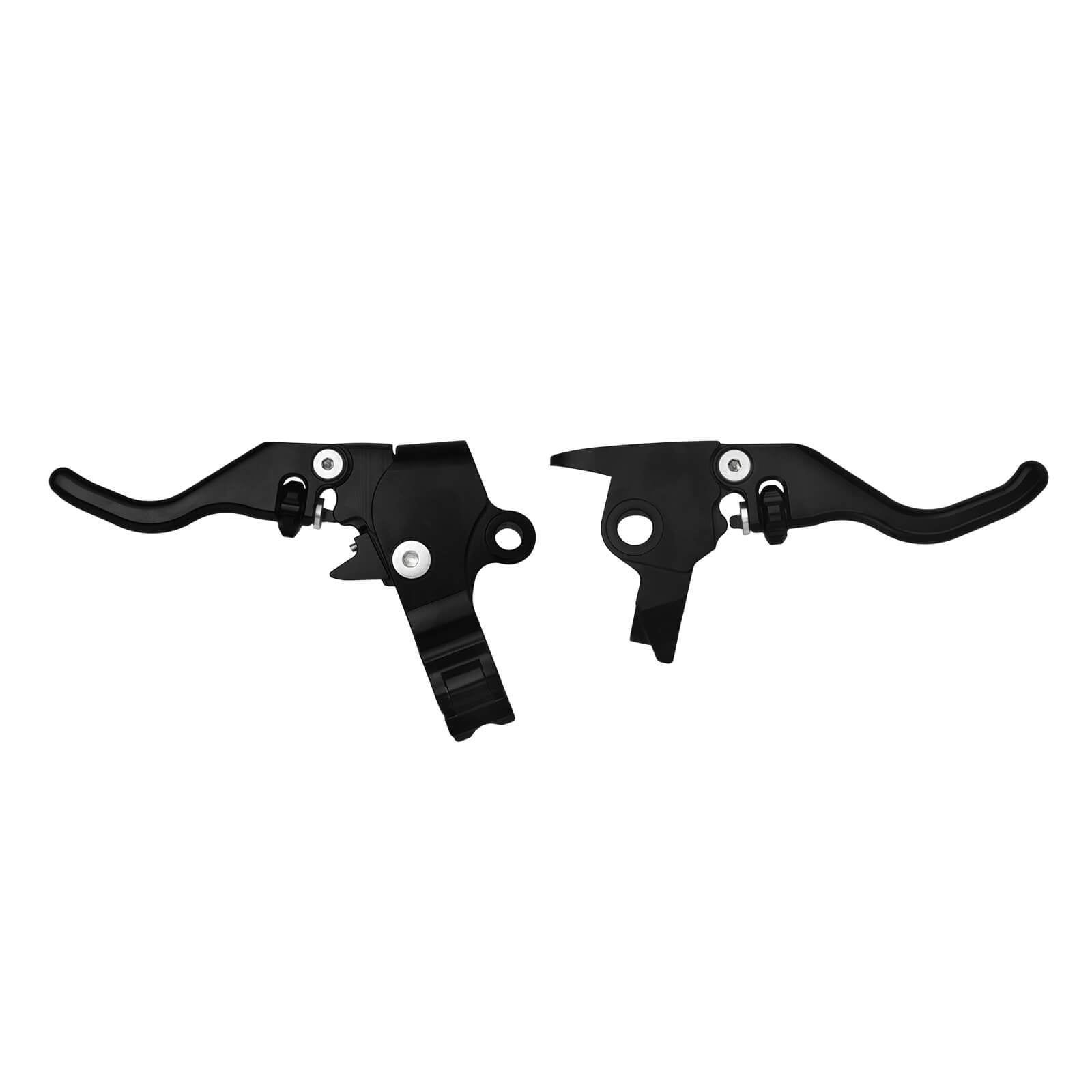 BA001601_Mactions_Custom CNC Brake & Cable Clutch Levers for Harley Touring '08-'13 Black