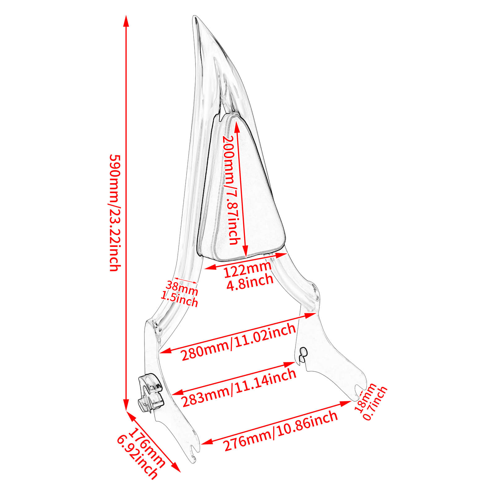 CB0131-detachable-harley-passenger-backrest-size