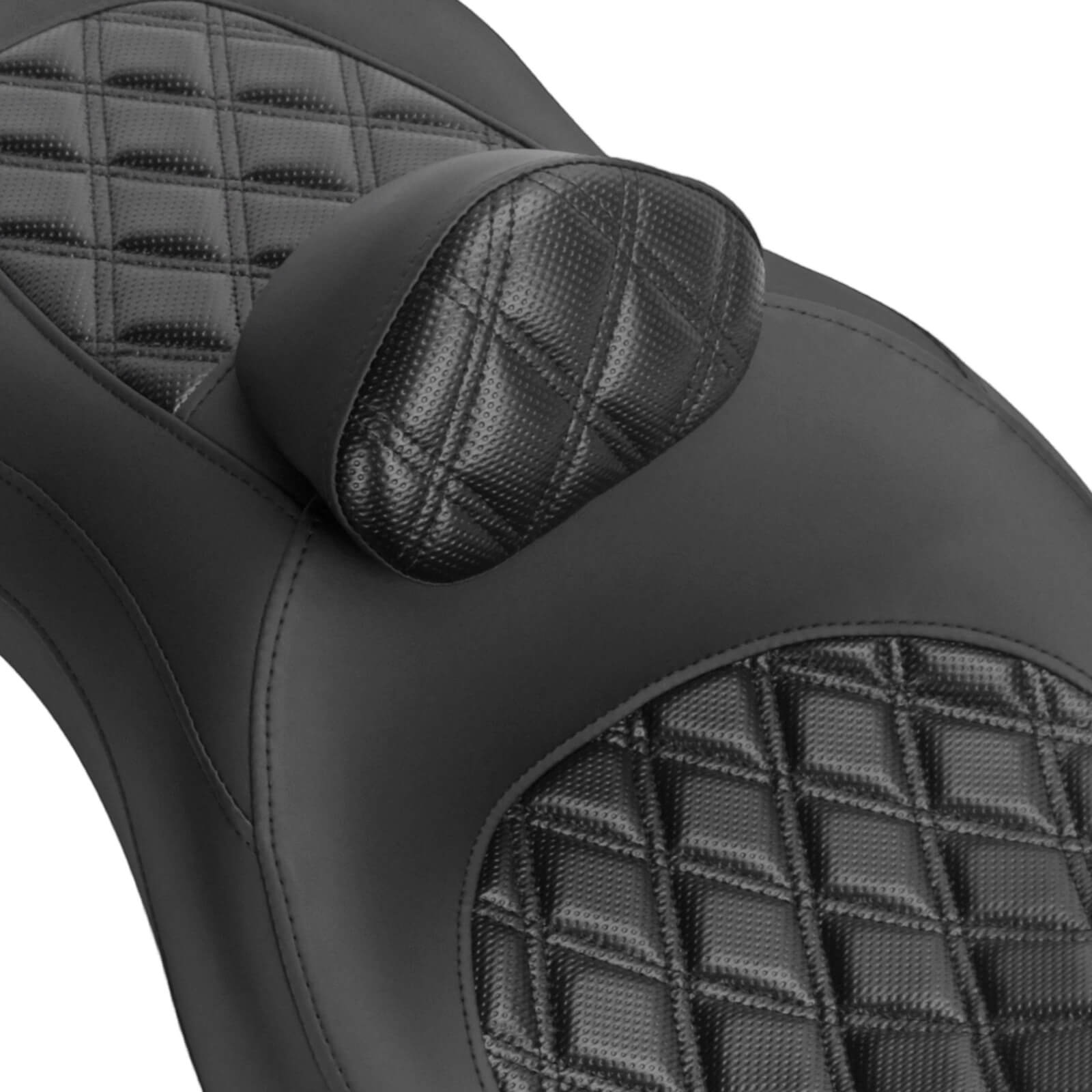 CB013502 mactions Rider Passenger Two Up Seat for harley softail low rider s