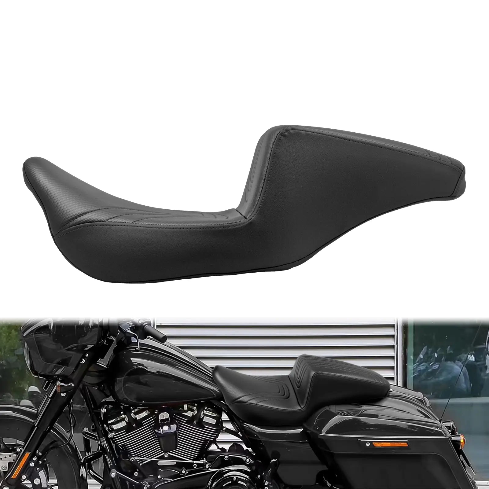 CB015601 mactions rider passenger step up seat for harley touring