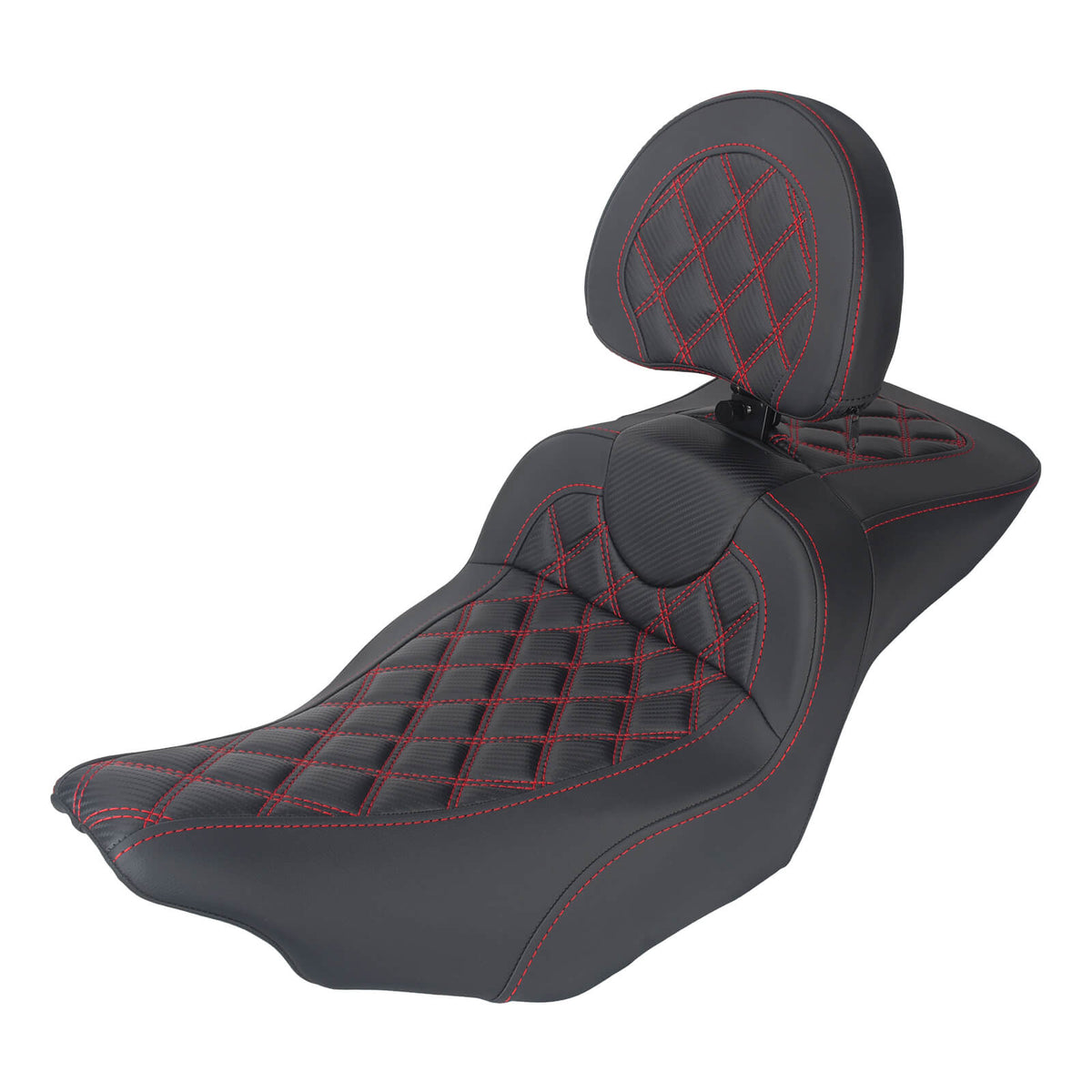 Comfortable Two-Up Touring Seat with Backrest for 2024 Harley | Mactions