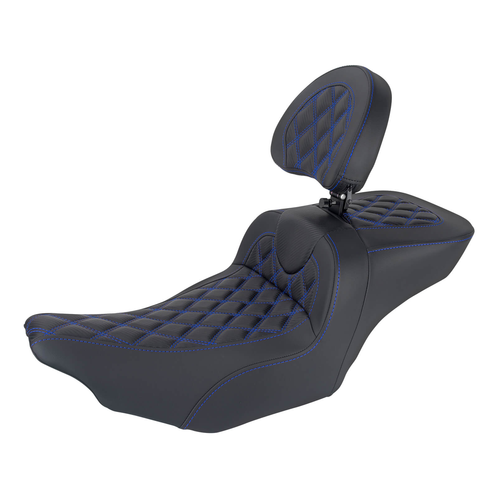 CB017104 mactions Two-Up Seat w/ Backrest for Harley Touring 2024