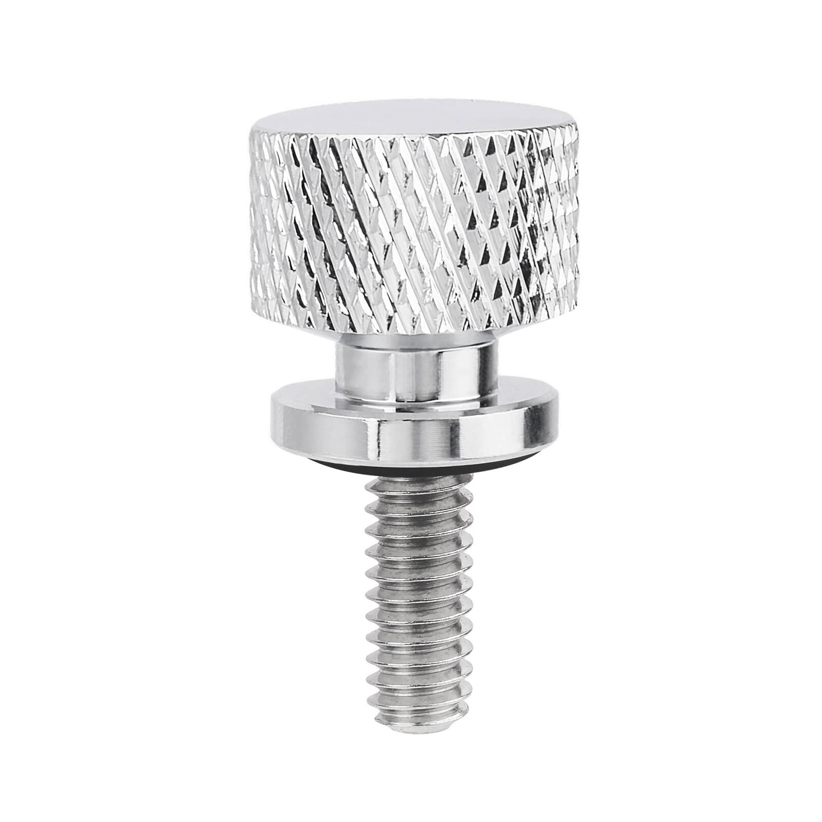 CB017202 Rear Seat Bolt Screw Polished For Harley Touring - CHROME