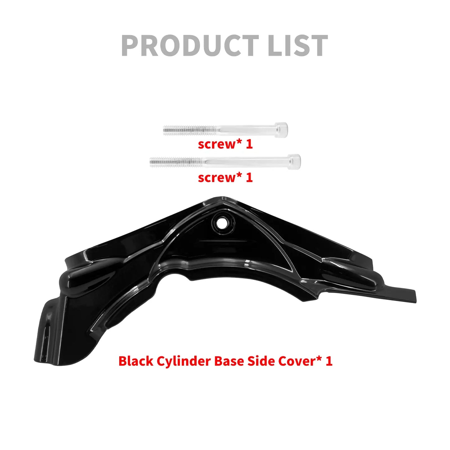 Cylinder Base Side Cover Fit For Harley Touring Road Glide 2007-2016 Dyna 06-17 | Mactions