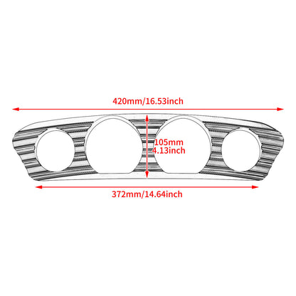 Instruments Gauge Panel Trim for Harley Touring Tri Glide 2014-2021 | Mactions