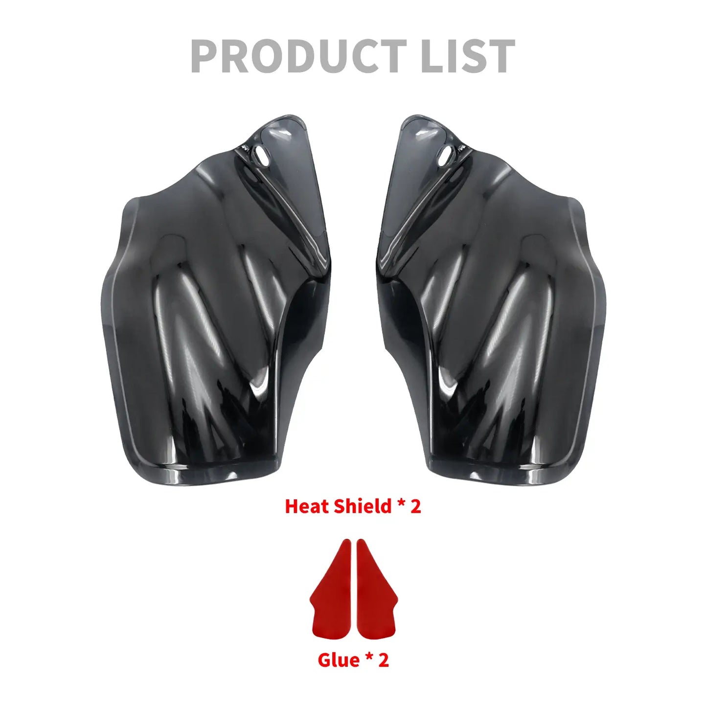 1pair Motorcycle Saddle Air Deflector Heat Shields For Harley Sportster 2014-2022 | Mactions