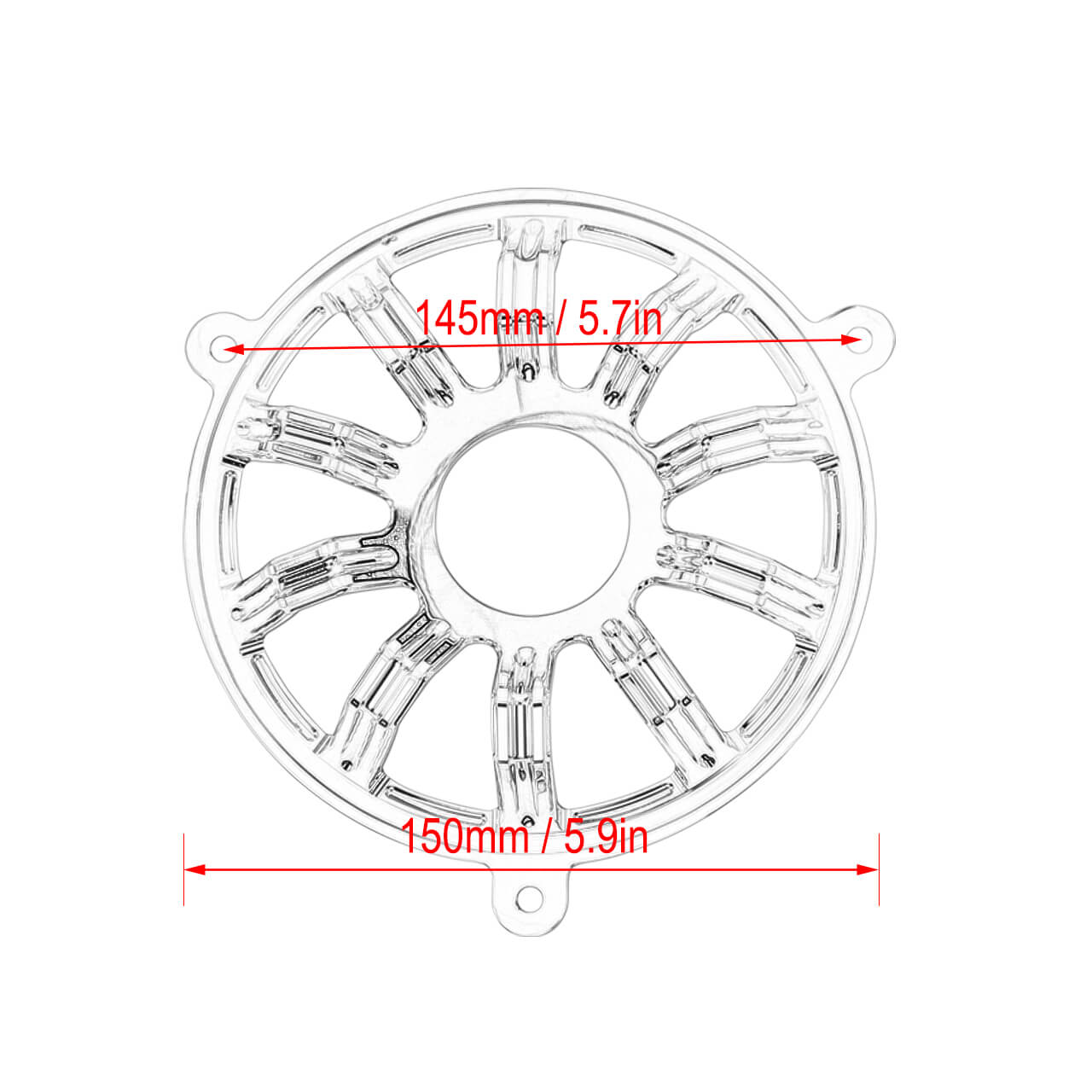 CNC Speaker Grill Cover Accents Fit Harley Touring Glide ’14-'23 | Mactions