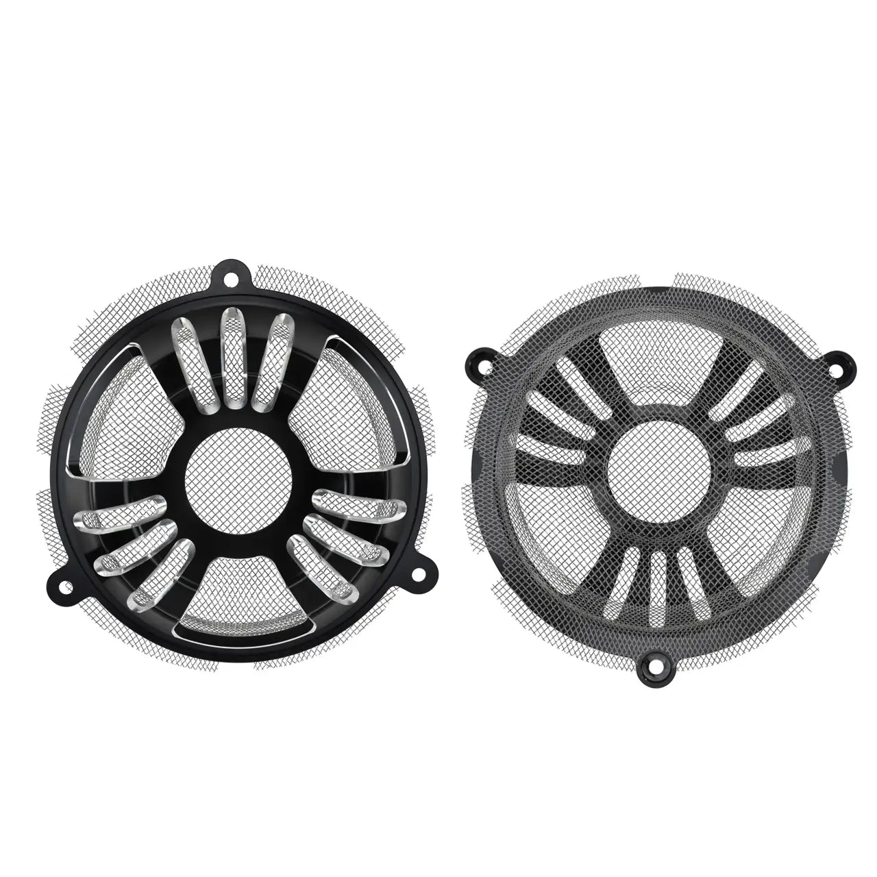 CR020403 mactions Front Speaker Grill Mesh Cover Fit Harley touring