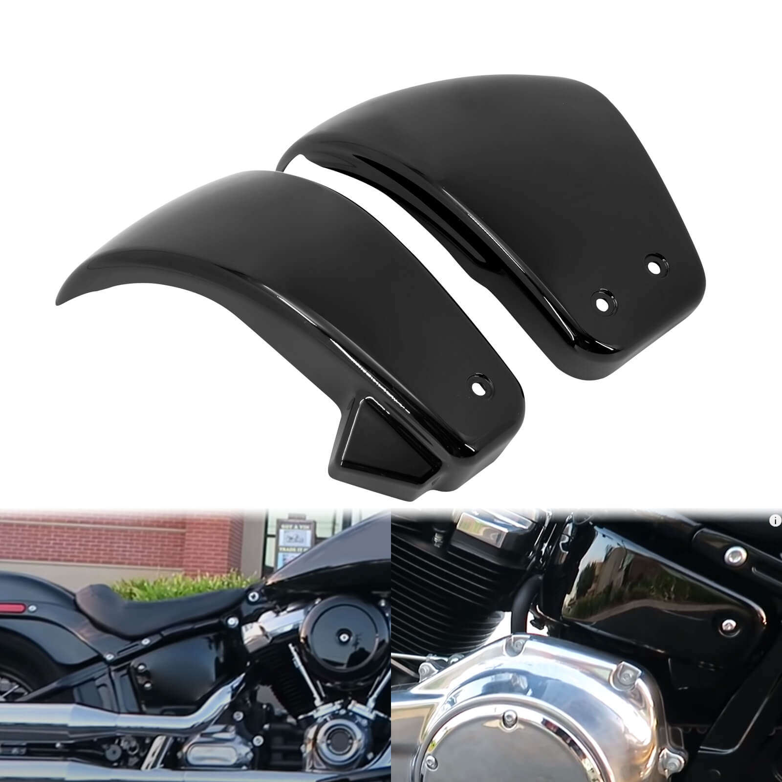 Motorcycle Battery Side Covers for Harley Softail M8 2018-2022 | Mactions
