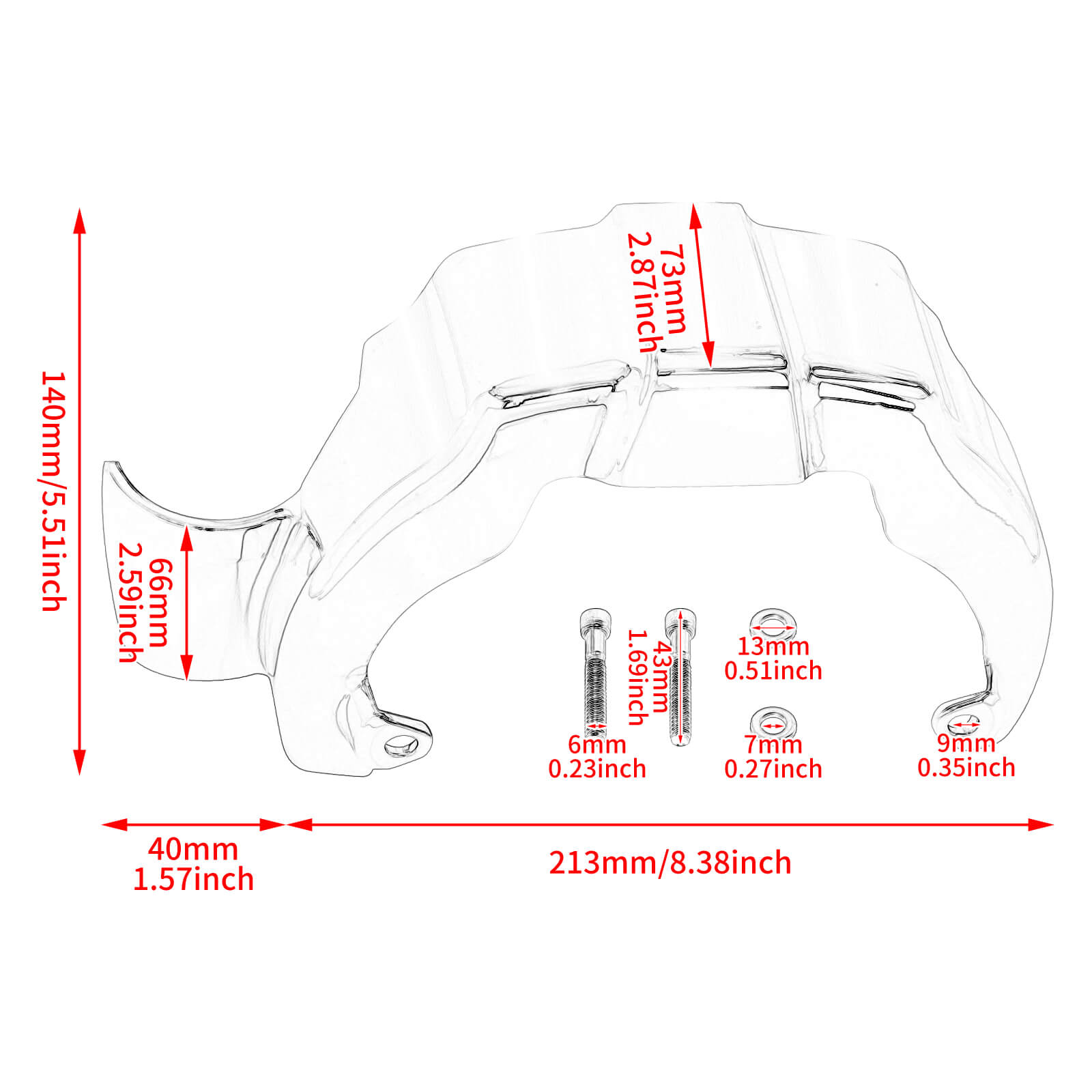 CR028801-Transmission-Shroud-Cover-For-Harley-size