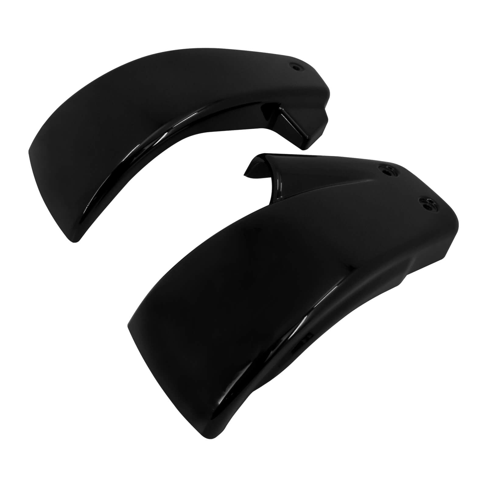 CR030202 mactions CR030201 mactions Premium Battery Side Covers for Harley Softail - black