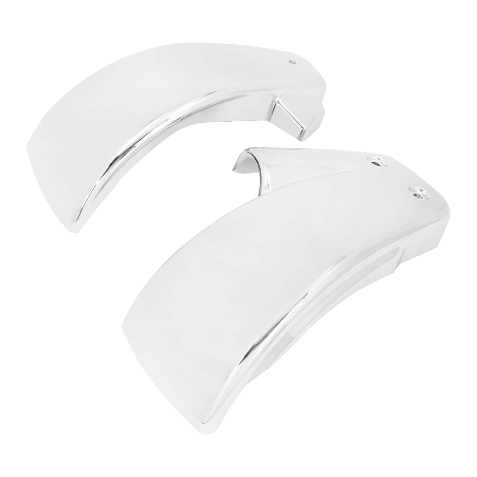 CR030202 mactions Premium Battery Side Covers for Harley Softail fat boy - chrome