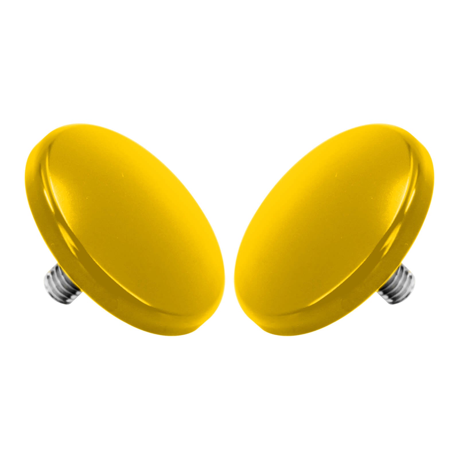 CR030404 Mactions_Gold Inner Fairing Mirror Drop Block-Off Plates for Harley Touring FLHT FLHXSE