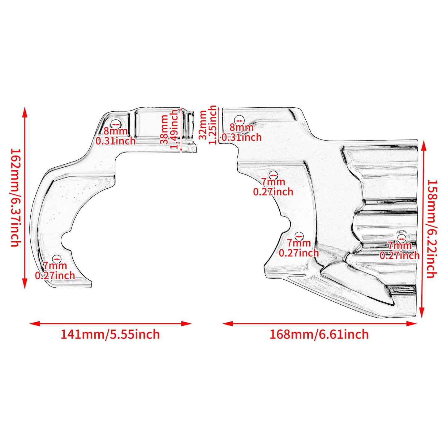 CR0308-mactions-Engine-Transmission-Interface-Cover-harley-Softail-size