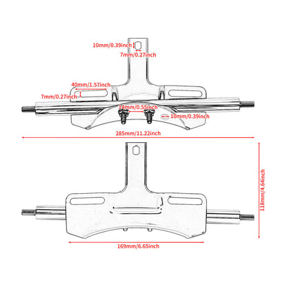 License Plate Mounted Turn Signal Relocation Fit Harley Dyna XL models | Mactions