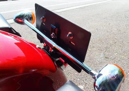 License Plate Mounted Turn Signal Relocation Fit Harley Dyna XL models | Mactions