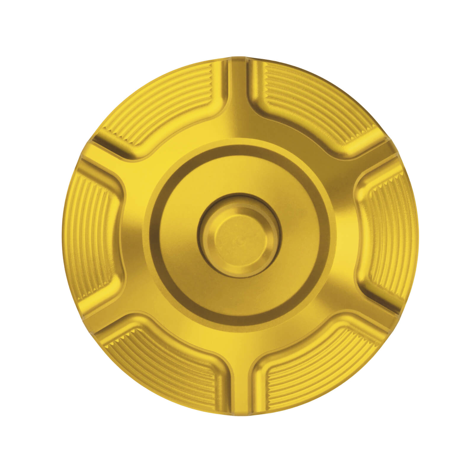 CR037203 MX Vented Gas Tank Cap for Harley Sportster Dyna Softail Touring gold